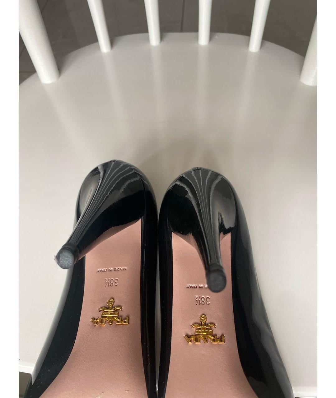 PRADA Черные туфли из лакированной кожи, фото 5