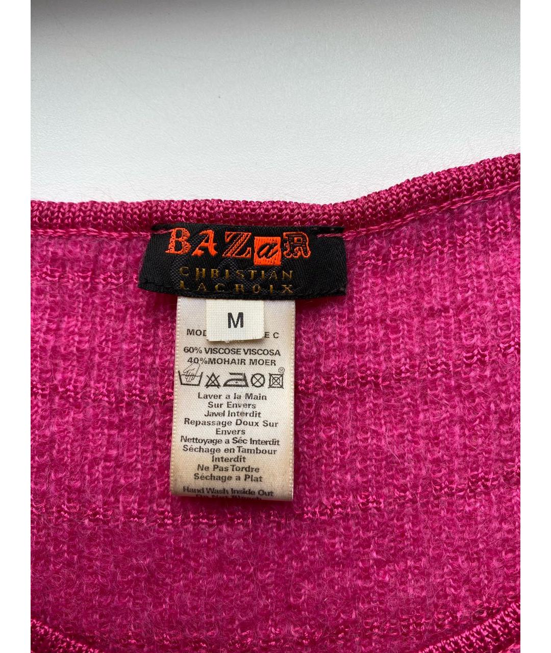 CHRISTIAN LACROIX VINTAGE Розовый джемпер / свитер, фото 3