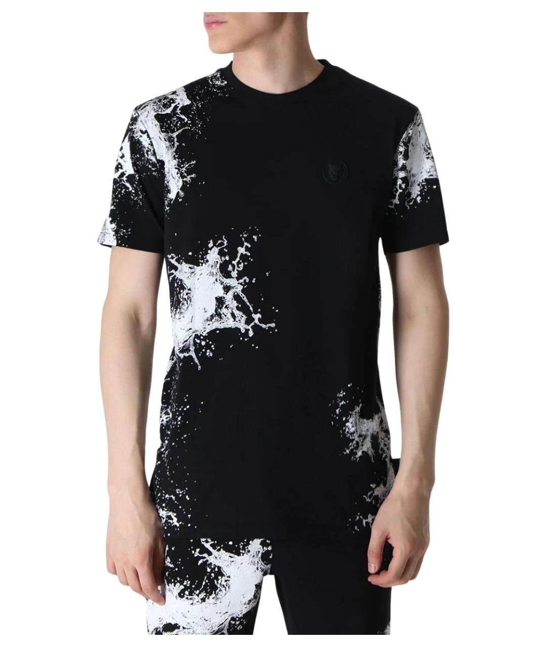 PLEIN SPORT Черная футболка, фото 3