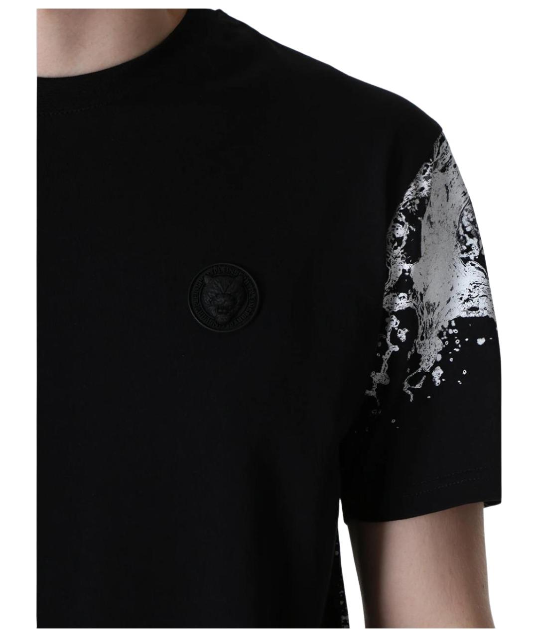 PLEIN SPORT Черная футболка, фото 2