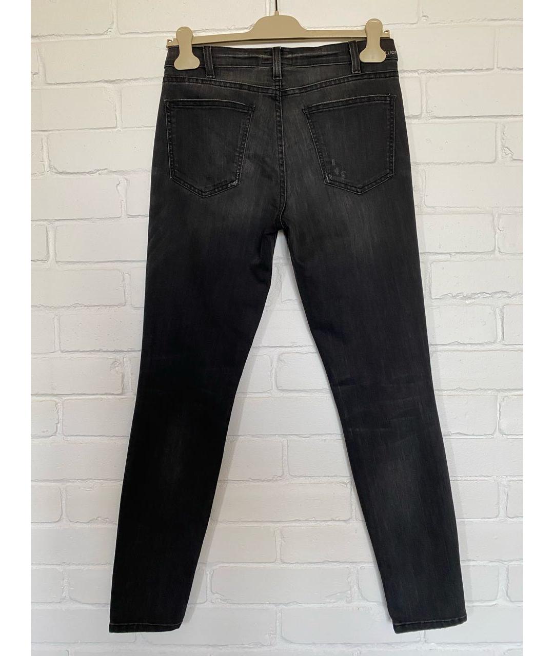 CURRENT/ELLIOTT Черные хлопковые джинсы слим, фото 2