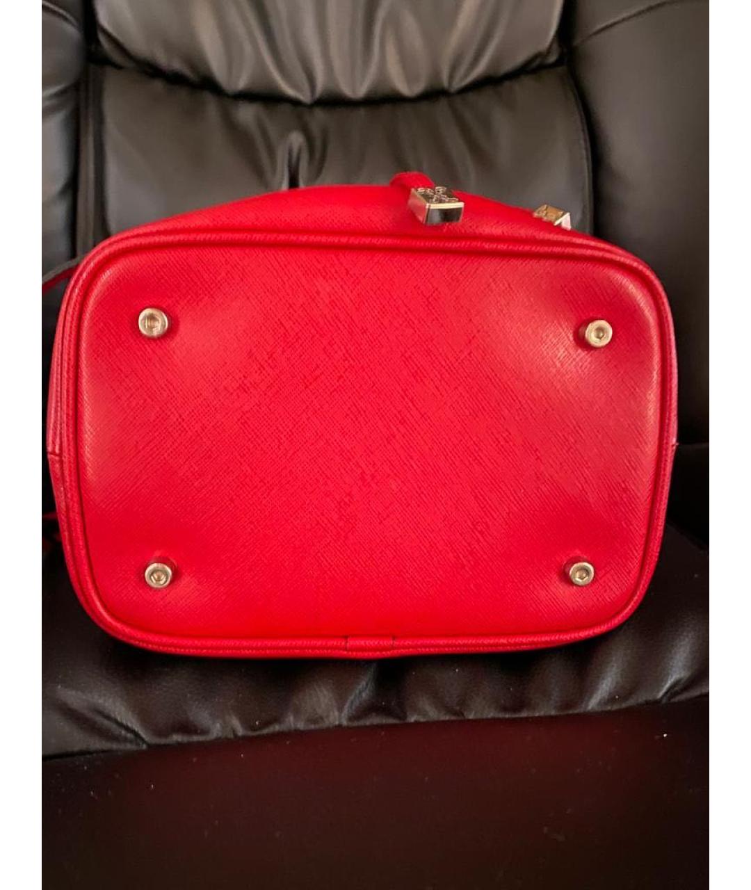 COCCINELLE Красная кожаная сумка через плечо, фото 4