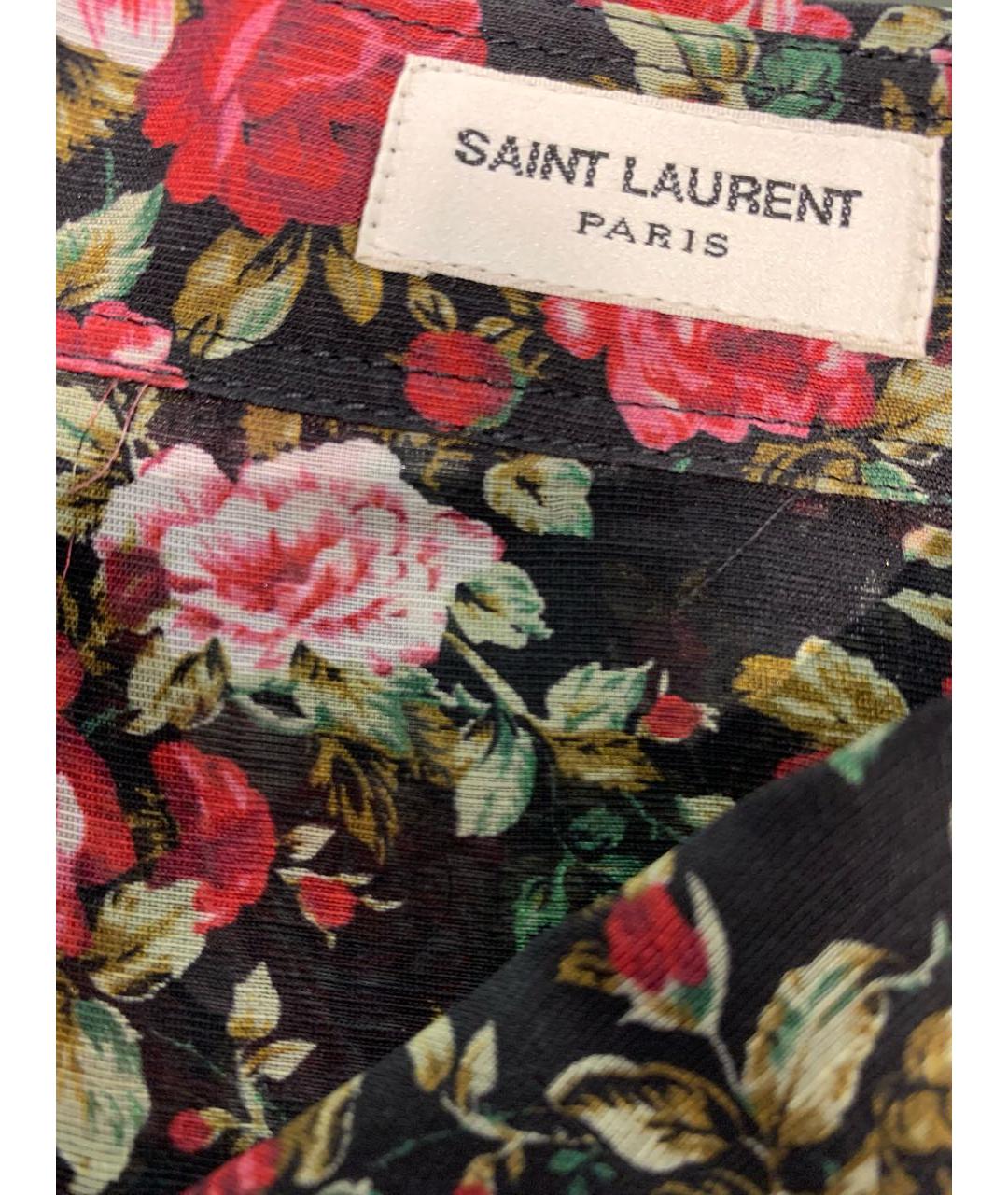 SAINT LAURENT Мульти шелковая блузы, фото 5