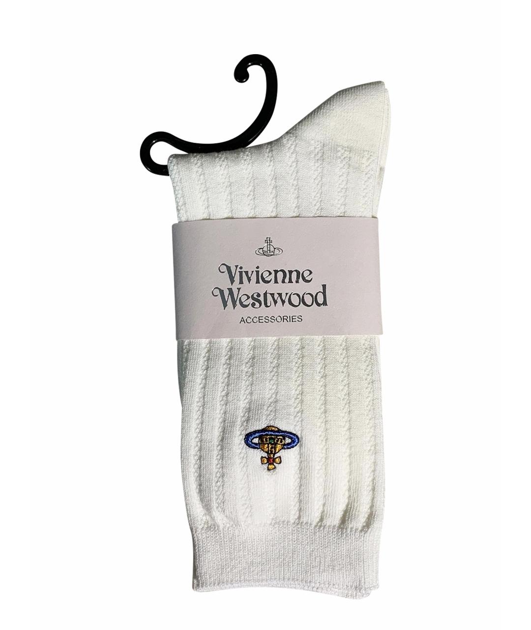 VIVIENNE WESTWOOD Белые носки, чулки и колготы, фото 1