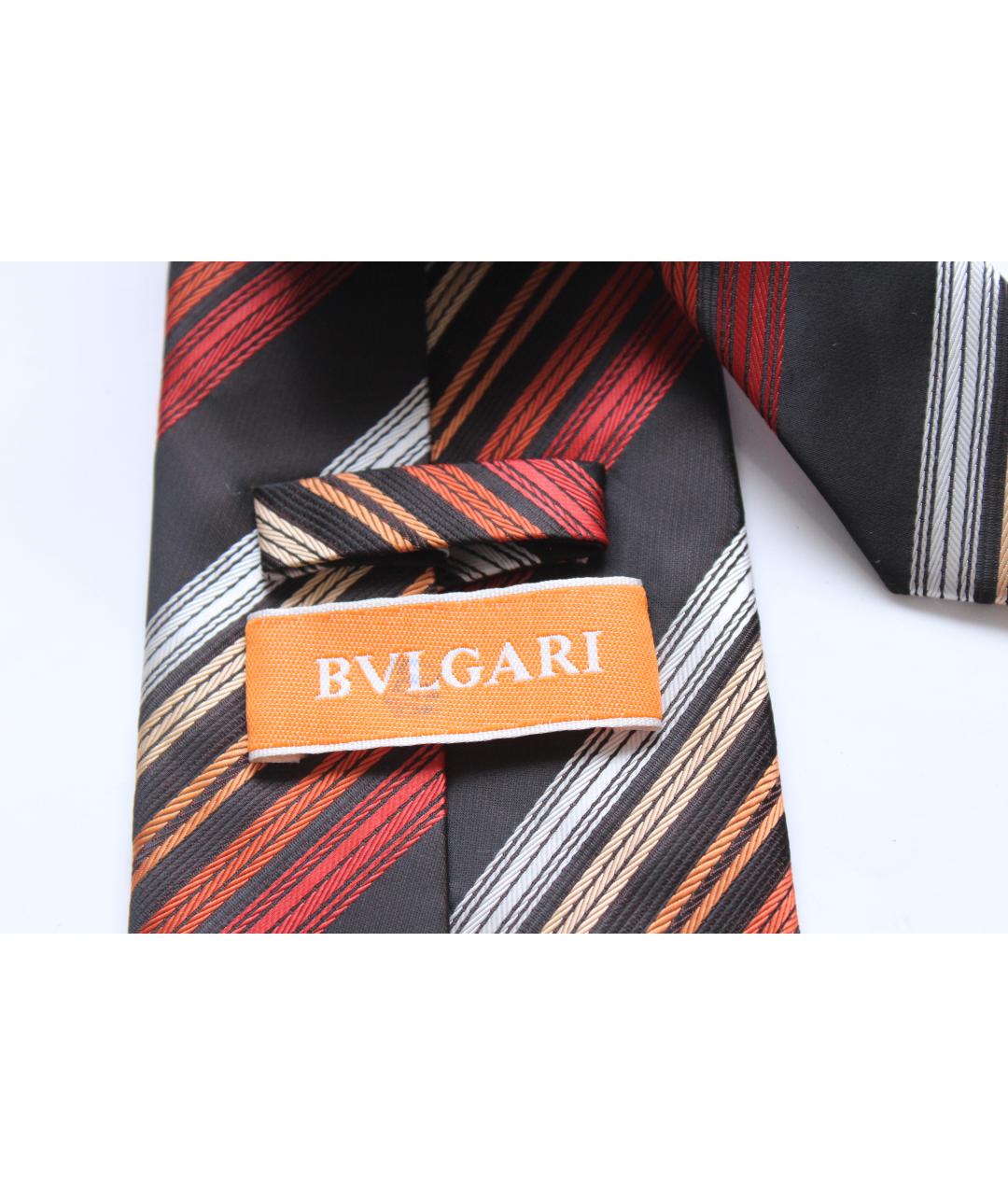 BVLGARI Мульти шелковый галстук, фото 4