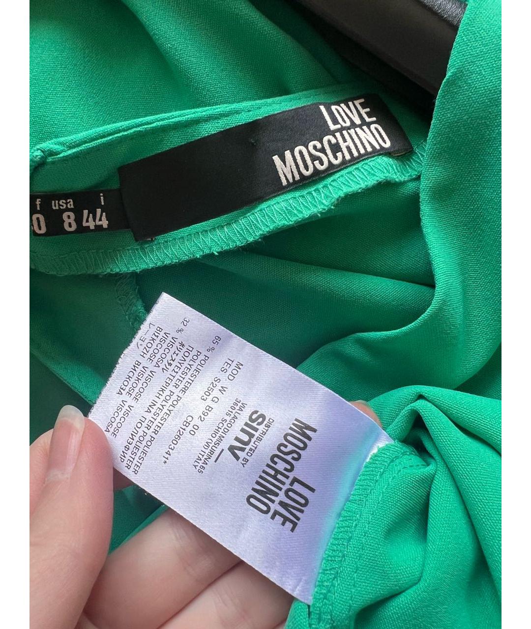 LOVE MOSCHINO Зеленый комбинезон, фото 3