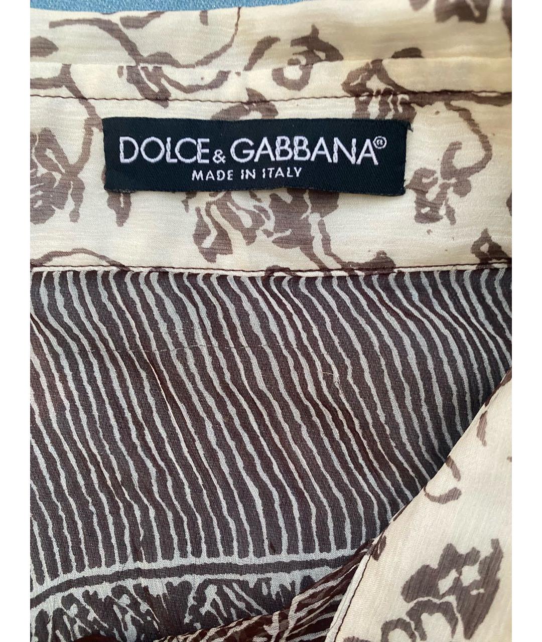 DOLCE&GABBANA Шелковая рубашка, фото 3