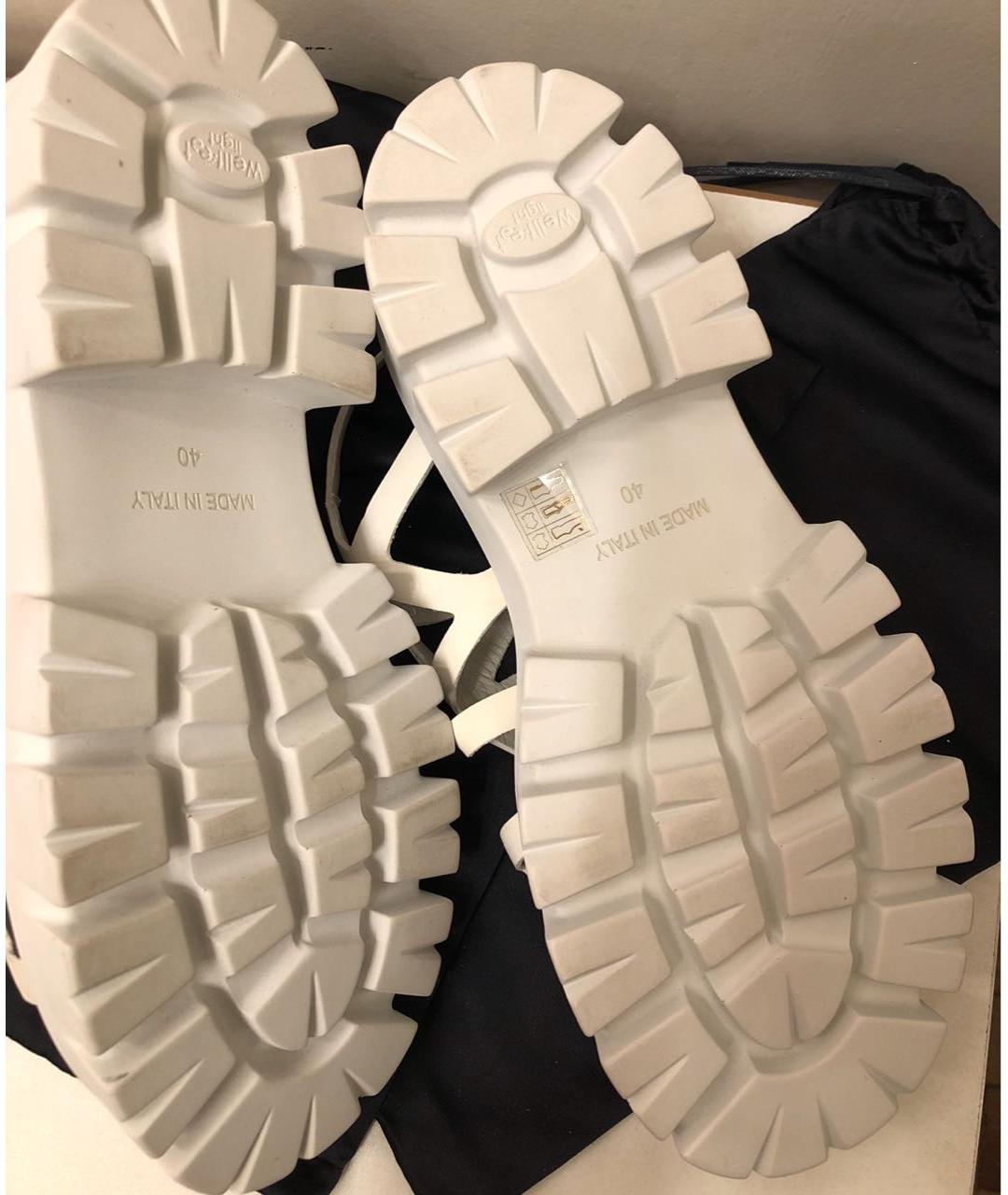 PREMIATA Белые кожаные сандалии, фото 2