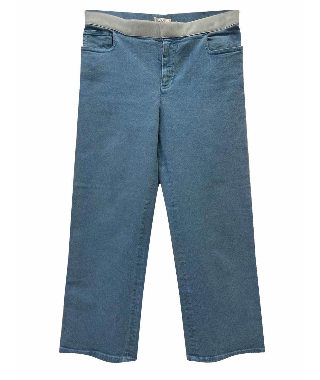 CHANEL PRE-OWNED Голубые прямые джинсы, фото 1
