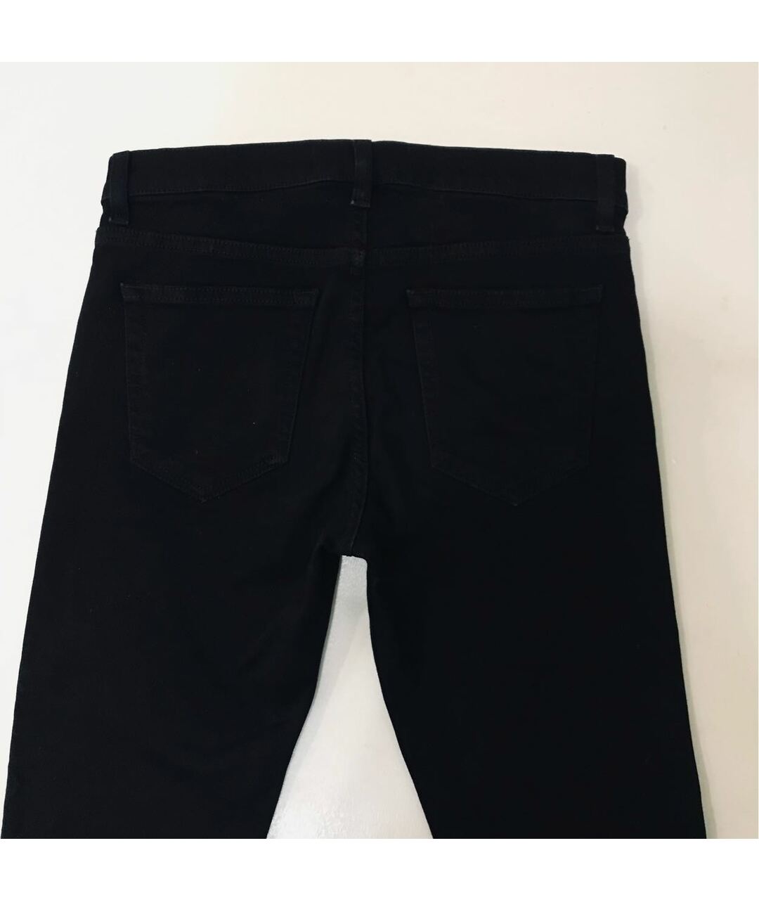VALENTINO Черные хлопко-эластановые джинсы слим, фото 6