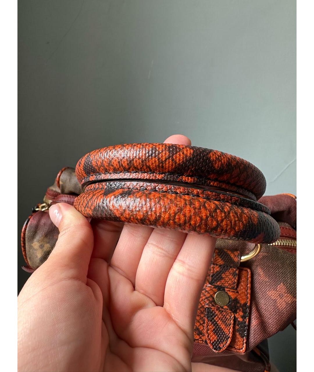 LOUIS VUITTON Бордовая сумка с короткими ручками, фото 4