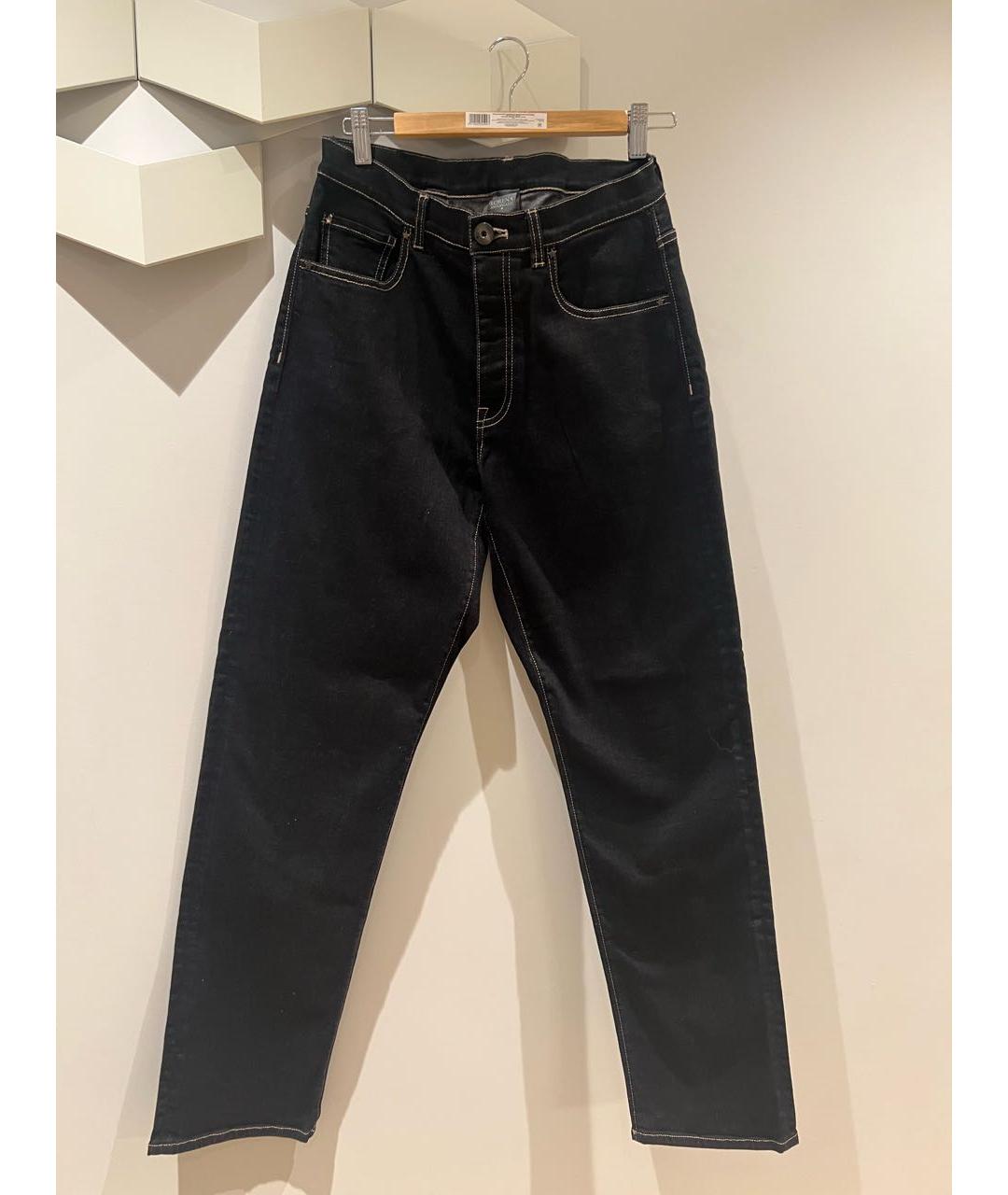 LORENA ANTONIAZZI Черные хлопковые прямые джинсы, фото 6
