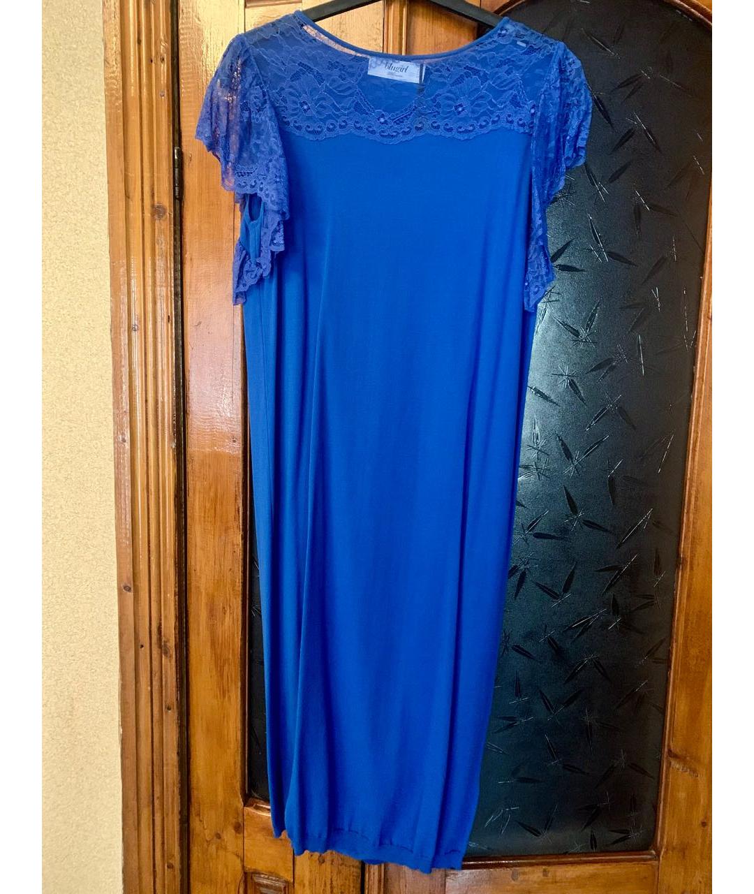 BLUGIRL Синее вискозное вечернее платье, фото 9