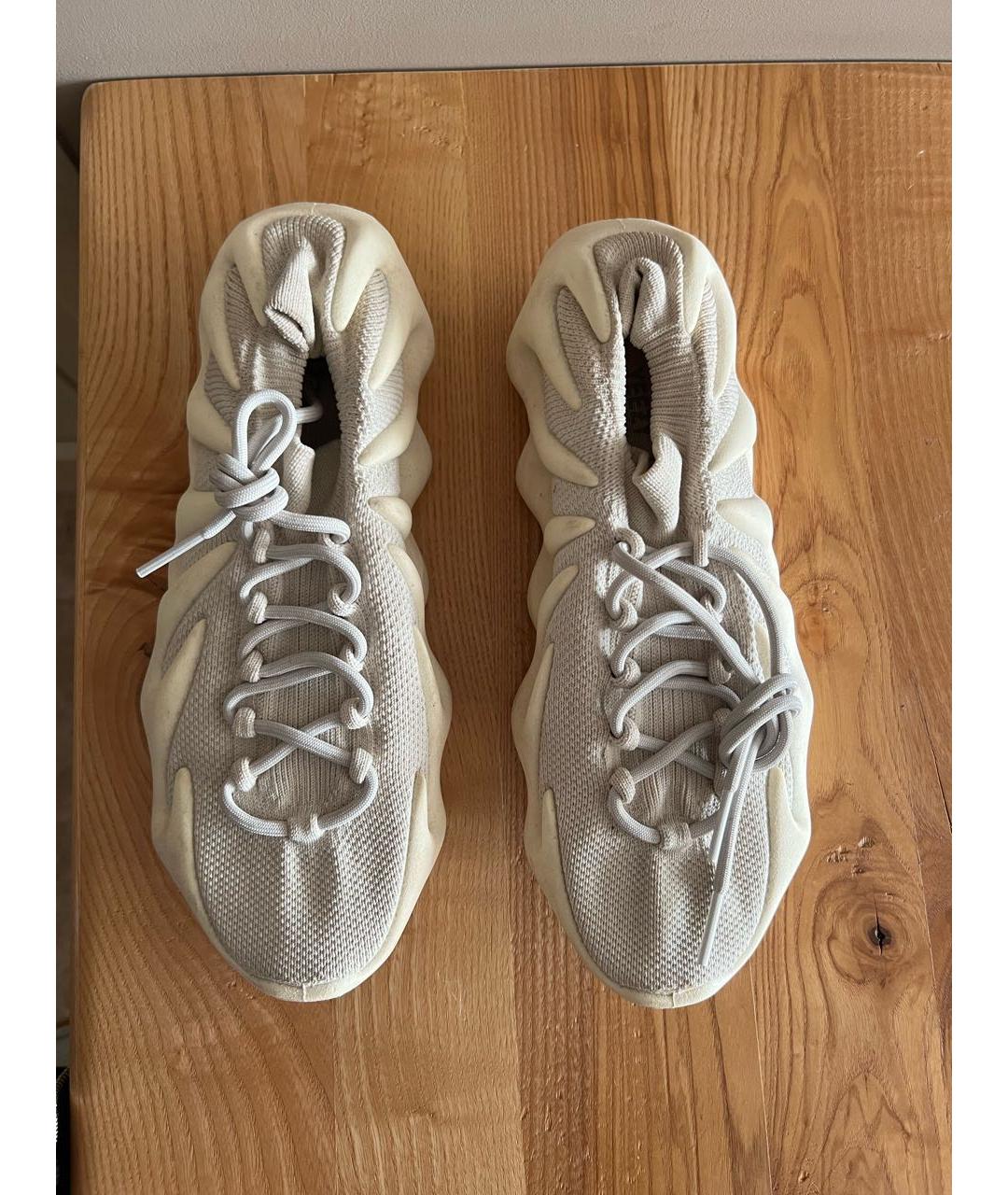 ADIDAS YEEZY Белые низкие кроссовки / кеды, фото 2