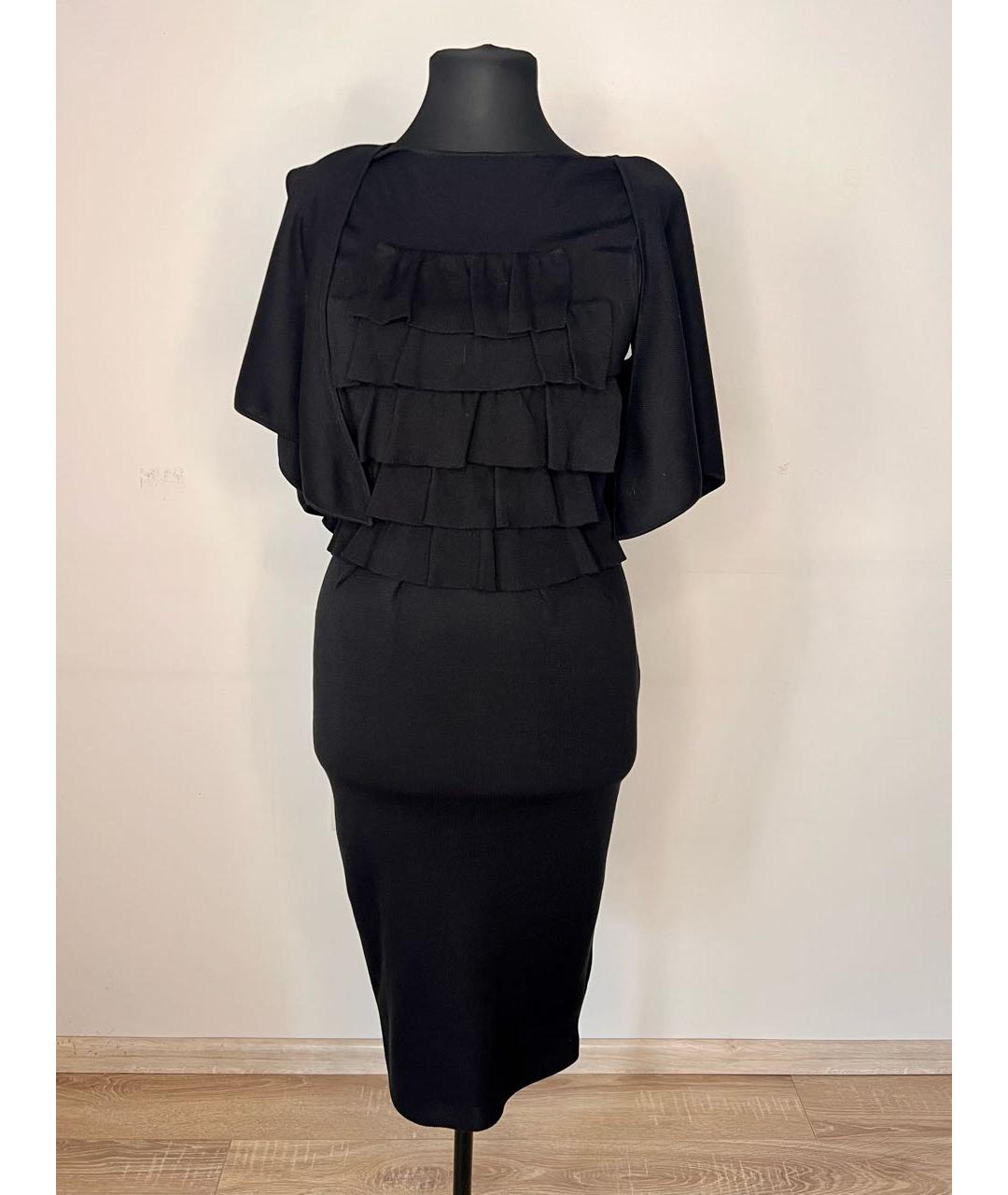 GIAMBATTISTA VALLI Черное коктейльное платье, фото 7