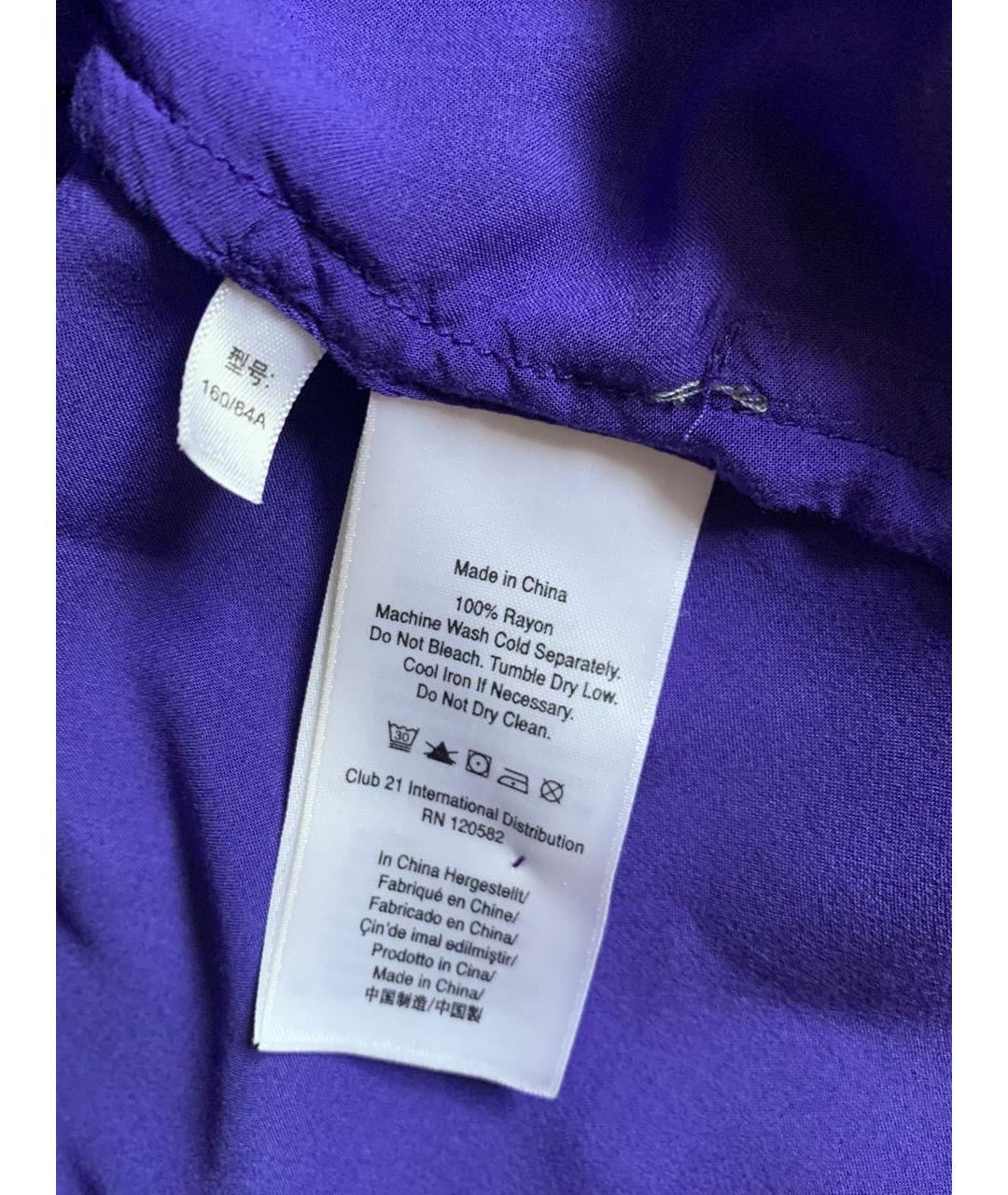 DKNY Фиолетовая блузы, фото 8