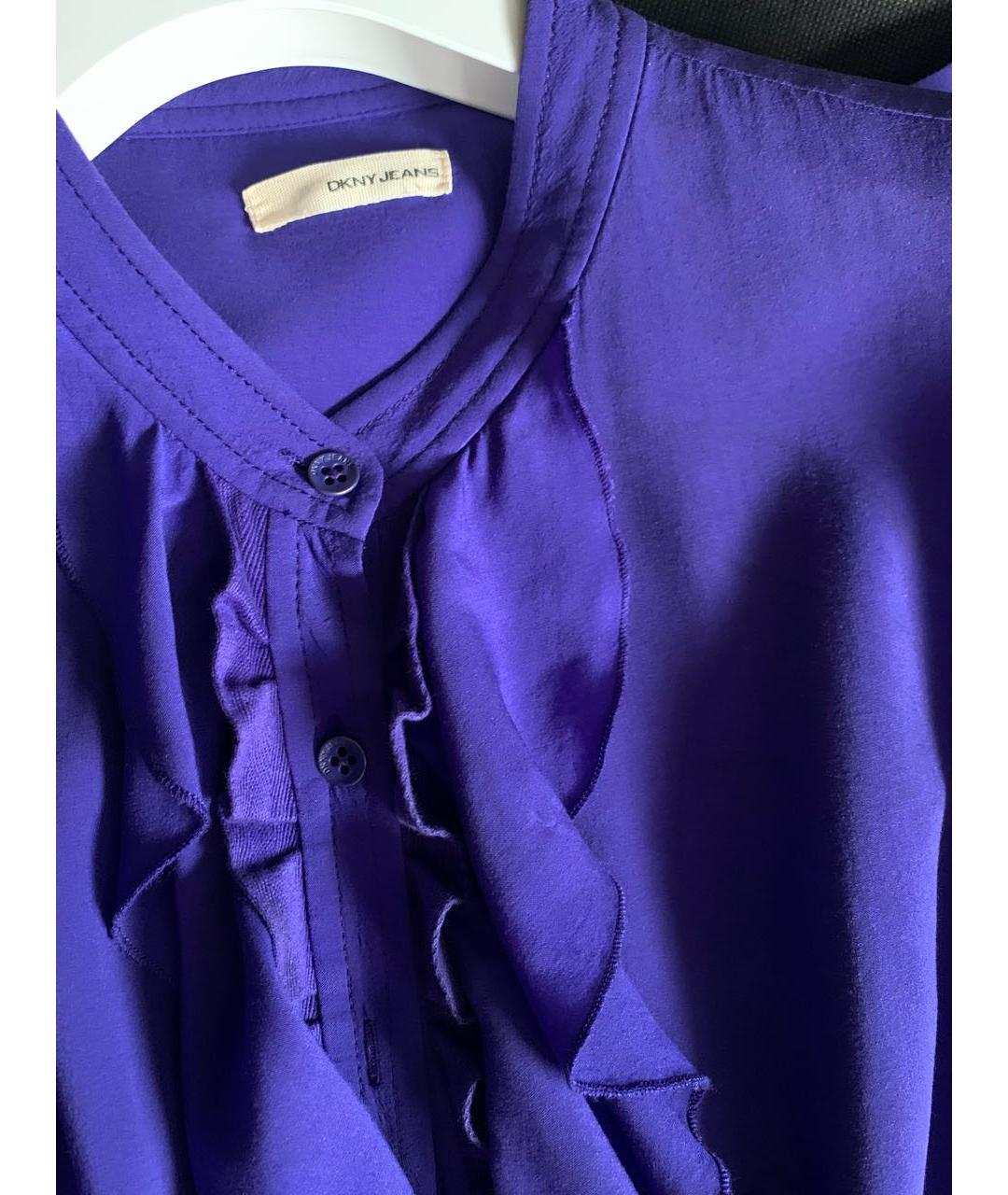 DKNY Фиолетовая блузы, фото 3