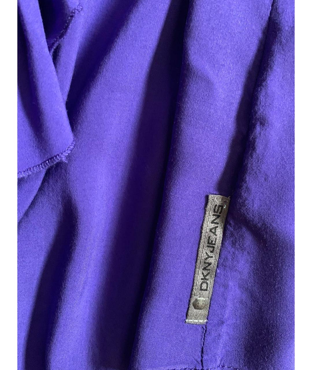 DKNY Фиолетовая блузы, фото 4