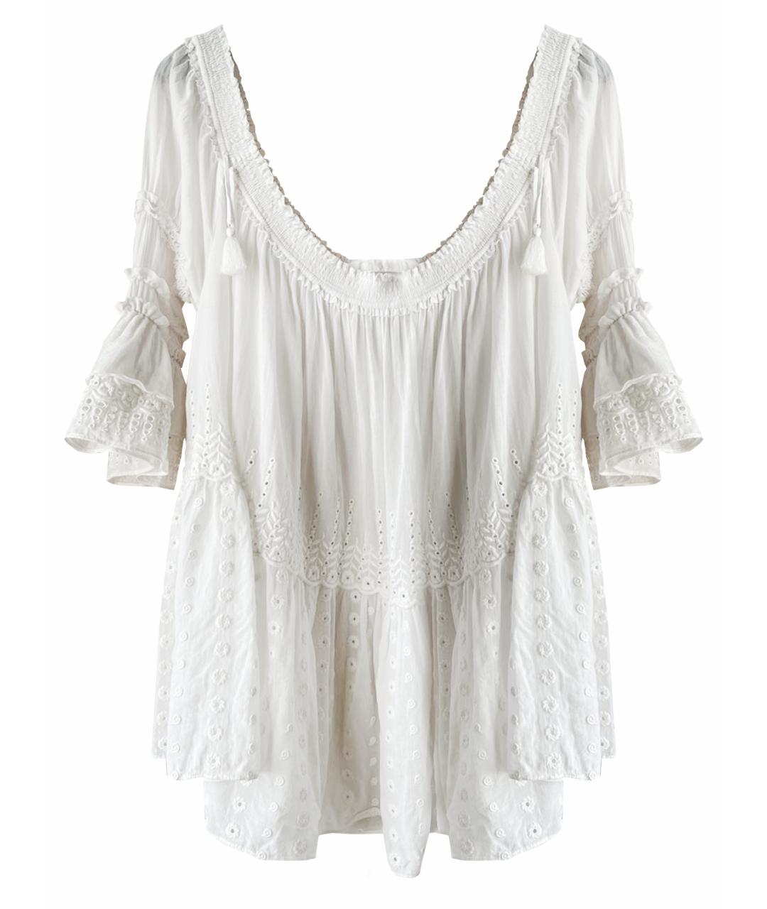 CHLOE Белая хлопковая туника, фото 1