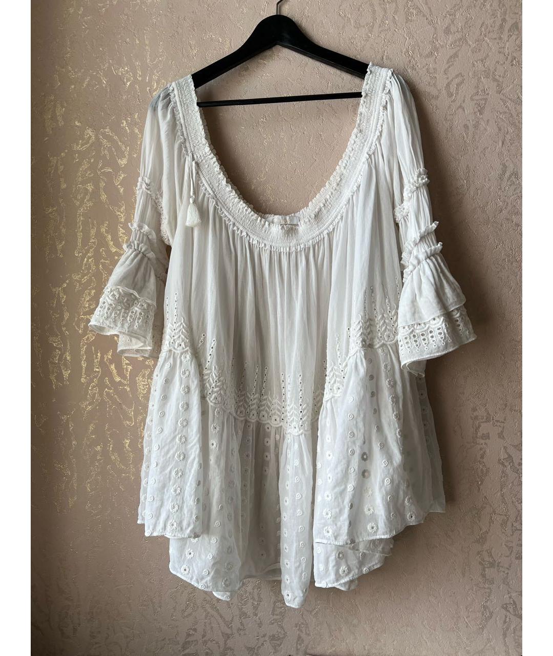 CHLOE Белая хлопковая туника, фото 2