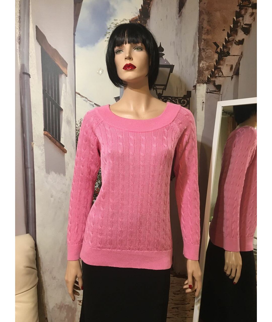 RALPH LAUREN Розовый хлопковый джемпер / свитер, фото 9