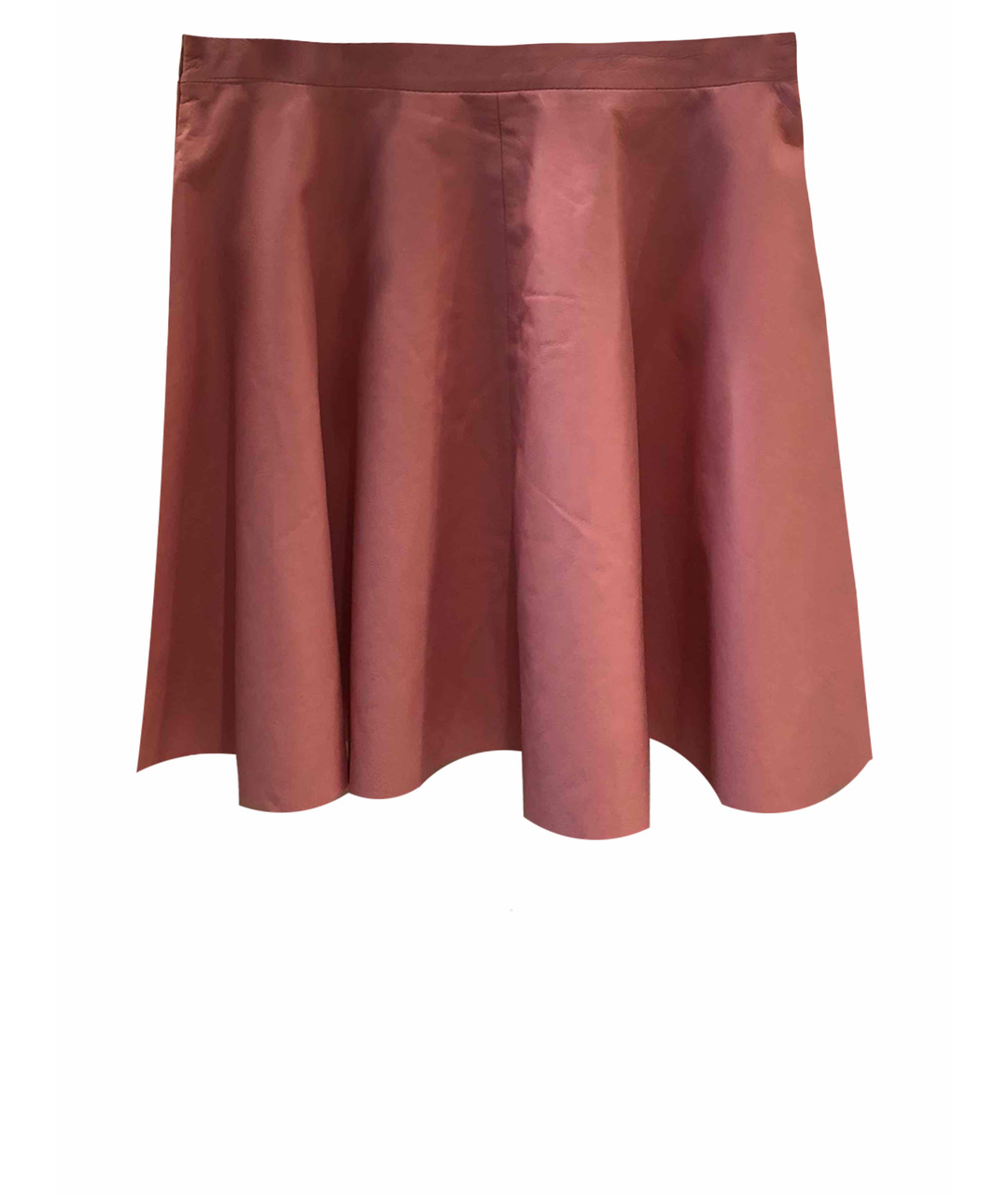 DROME Розовая кожаная юбка мини, фото 1