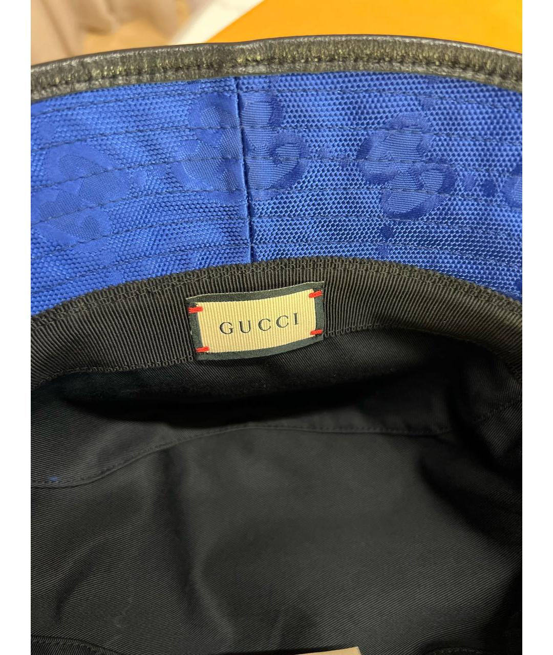 GUCCI Синяя панама, фото 3