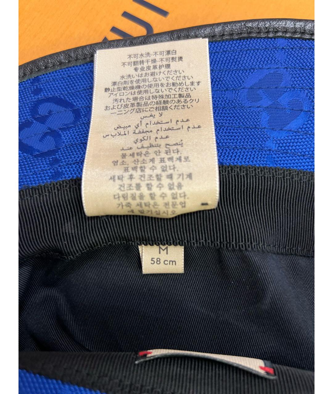 GUCCI Синяя панама, фото 4