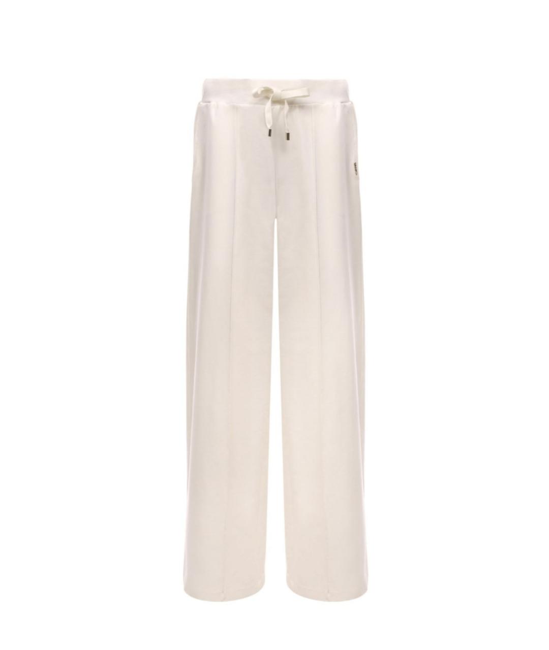 LIU JO Белые хлопковые брюки широкие, фото 1