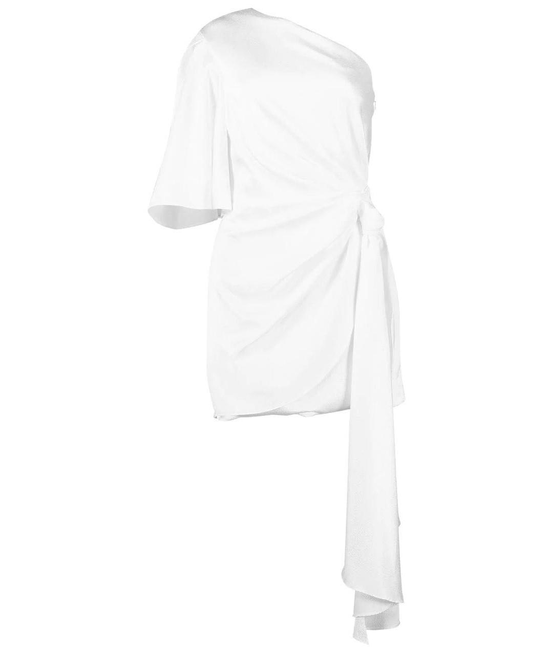 SOLACE LONDON Белое полиэстеровое коктейльное платье, фото 1
