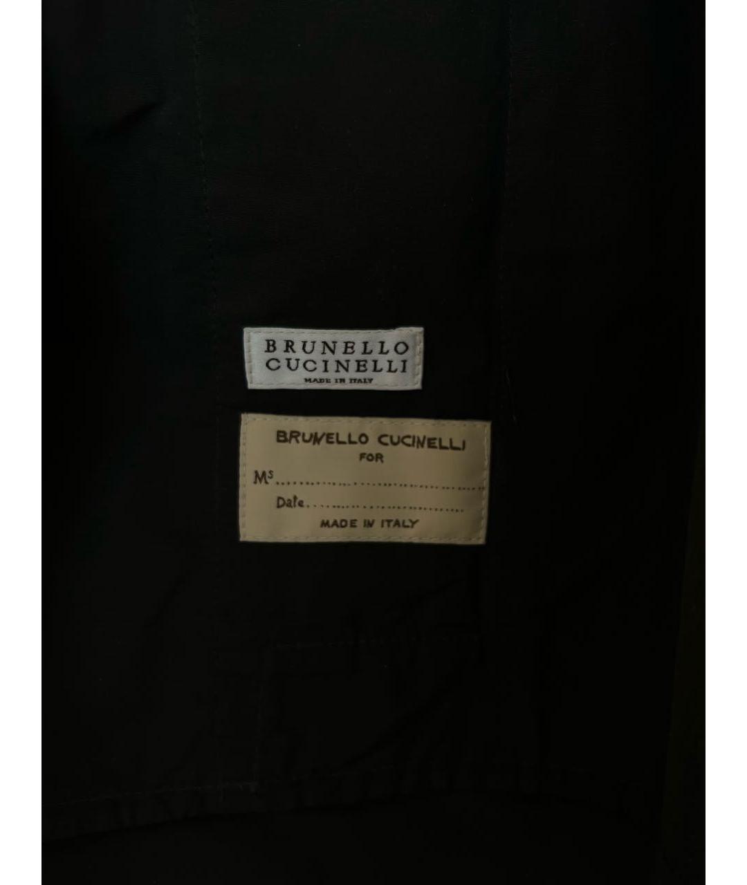 BRUNELLO CUCINELLI Черный тренч/плащ, фото 3