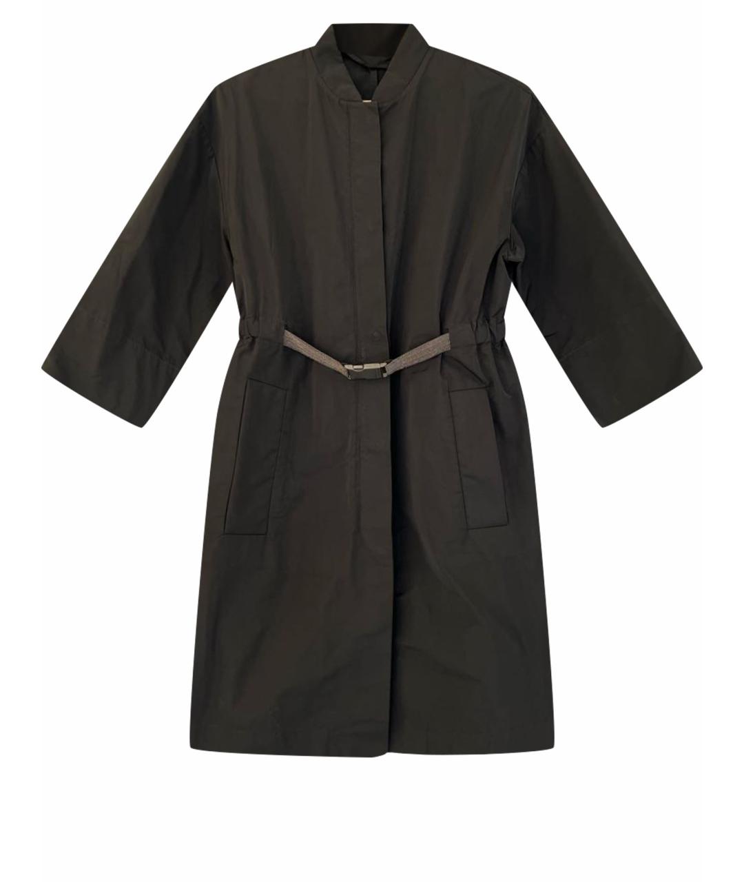 BRUNELLO CUCINELLI Черный тренч/плащ, фото 1