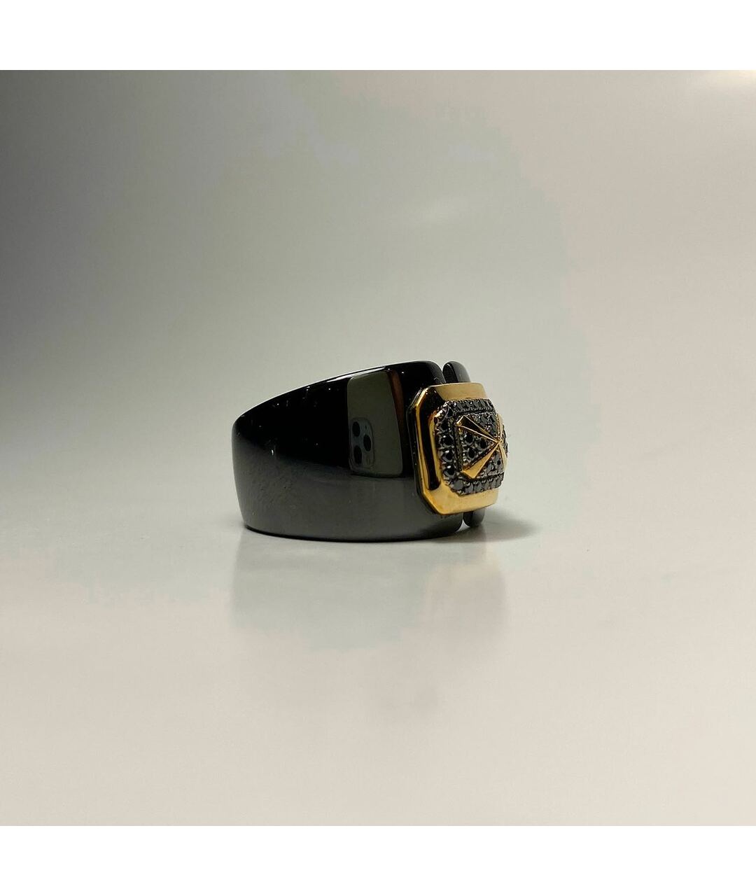 APM Monaco Черное керамическое кольцо, фото 2