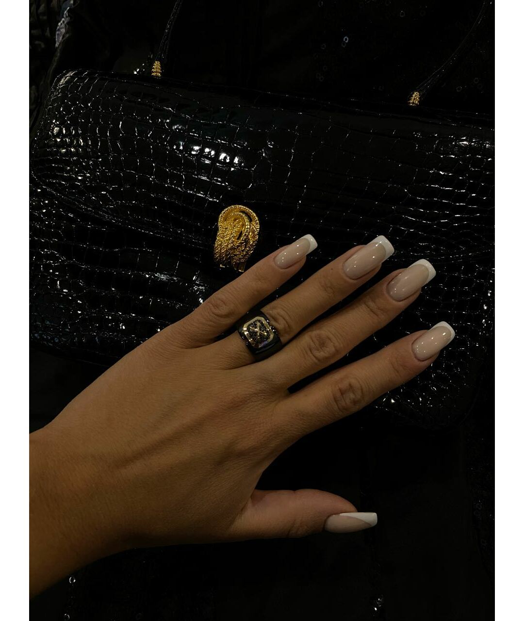 APM Monaco Черное керамическое кольцо, фото 4