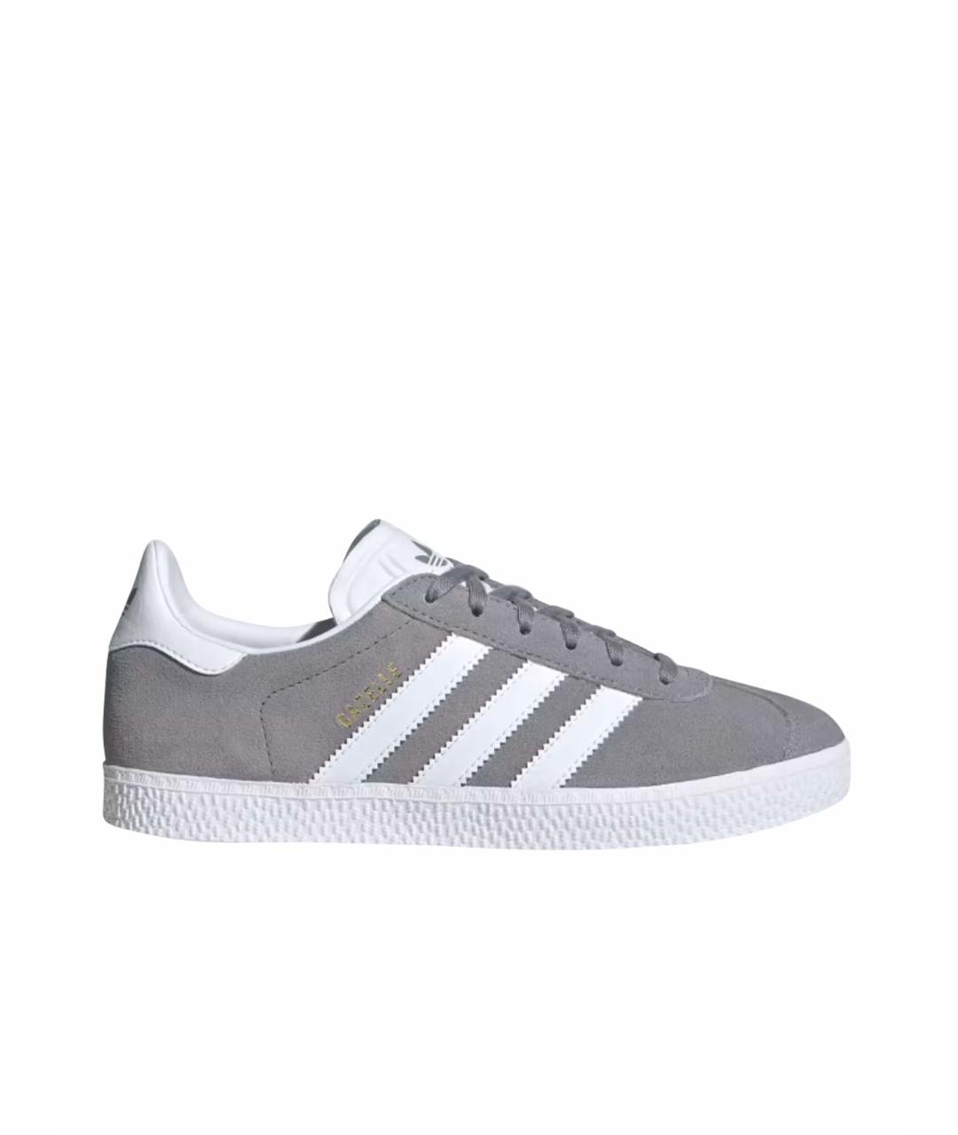 ADIDAS Серые замшевые кроссовки, фото 1