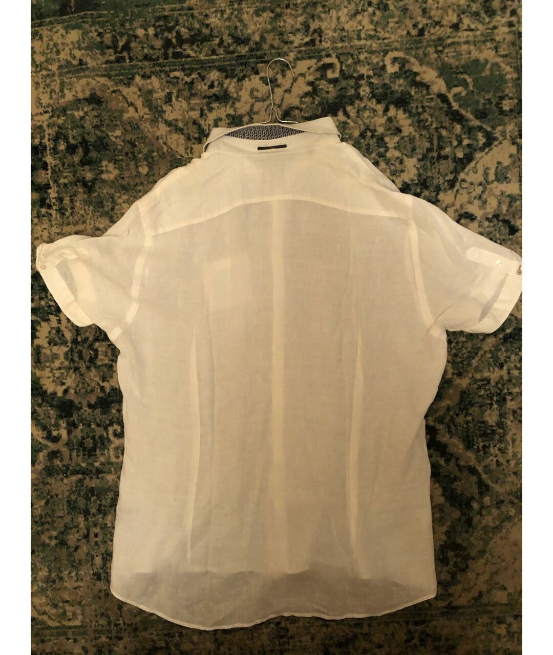 FENDI Белая льняная кэжуал рубашка, фото 2
