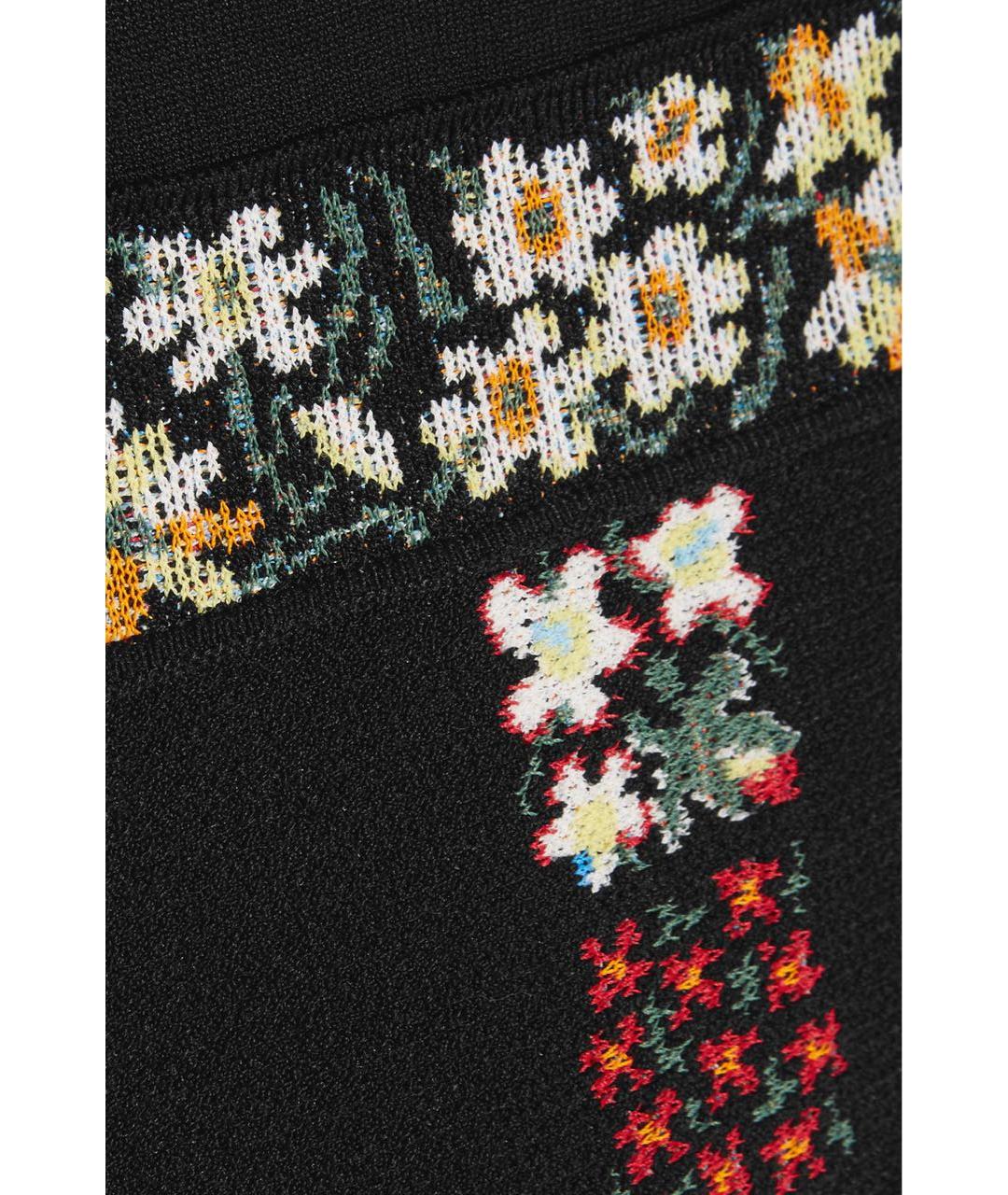 VALENTINO Черное вискозное коктейльное платье, фото 5