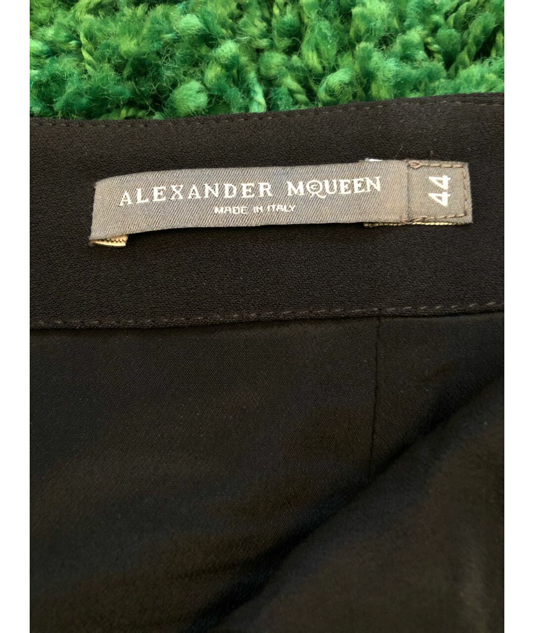 ALEXANDER MCQUEEN Черная юбка миди, фото 4