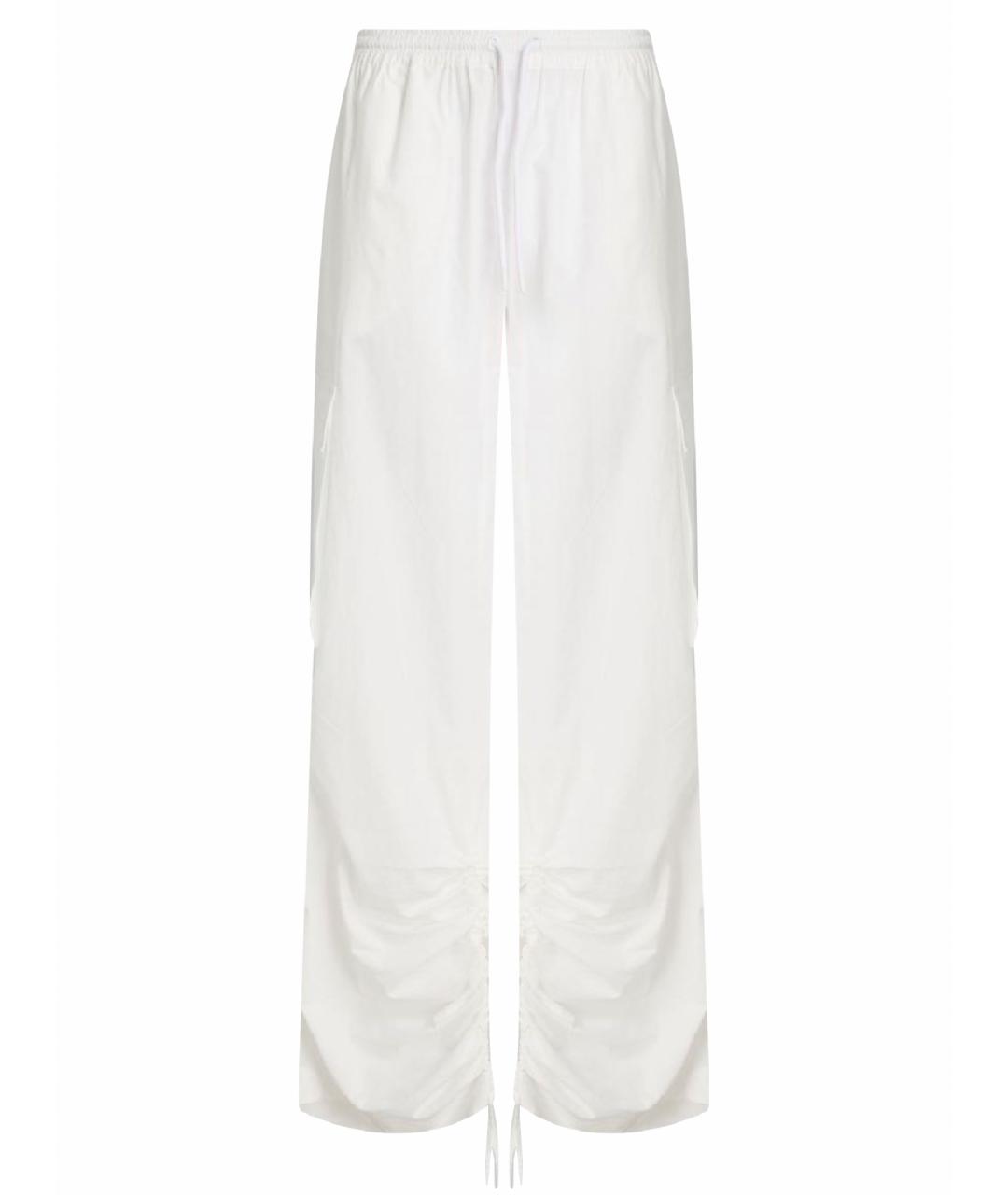 ROTATE Белые прямые брюки, фото 1