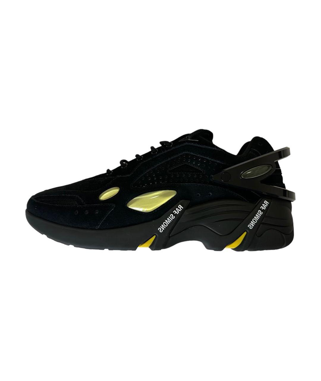 RAF SIMONS Черные низкие кроссовки / кеды, фото 8