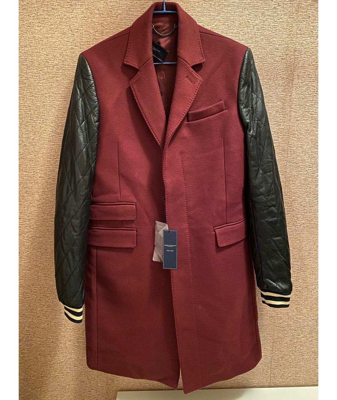 HILFIGER COLLECTION Бордовое шерстяное пальто, фото 2
