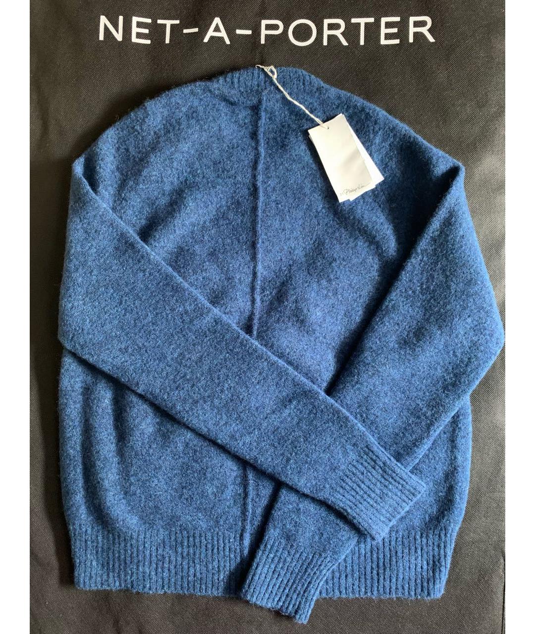 3.1 PHILLIP LIM Синий шерстяной джемпер / свитер, фото 5
