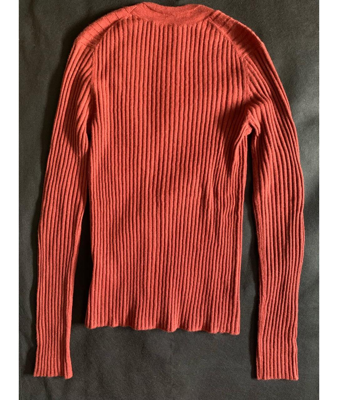 VINCE Оранжевый кашемировый джемпер / свитер, фото 4