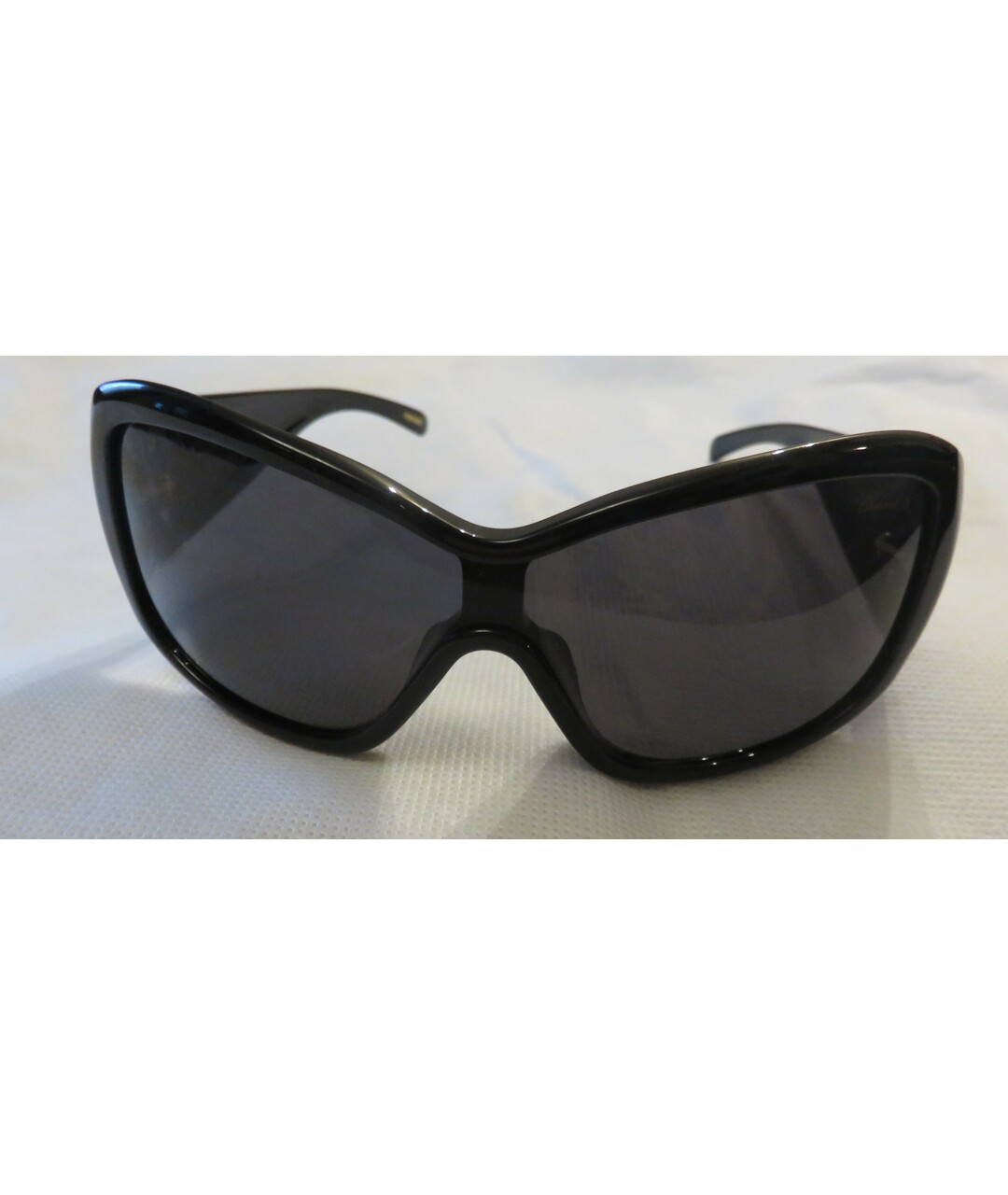 CHOPARD Черные пластиковые солнцезащитные очки, фото 7