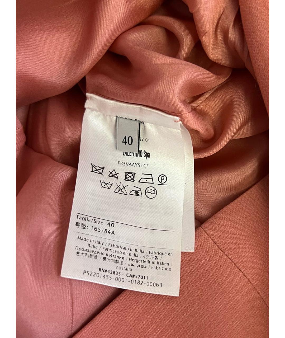 VALENTINO Коралловое коктейльное платье, фото 4