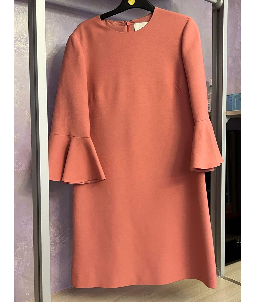 VALENTINO Коралловое коктейльное платье, фото 5