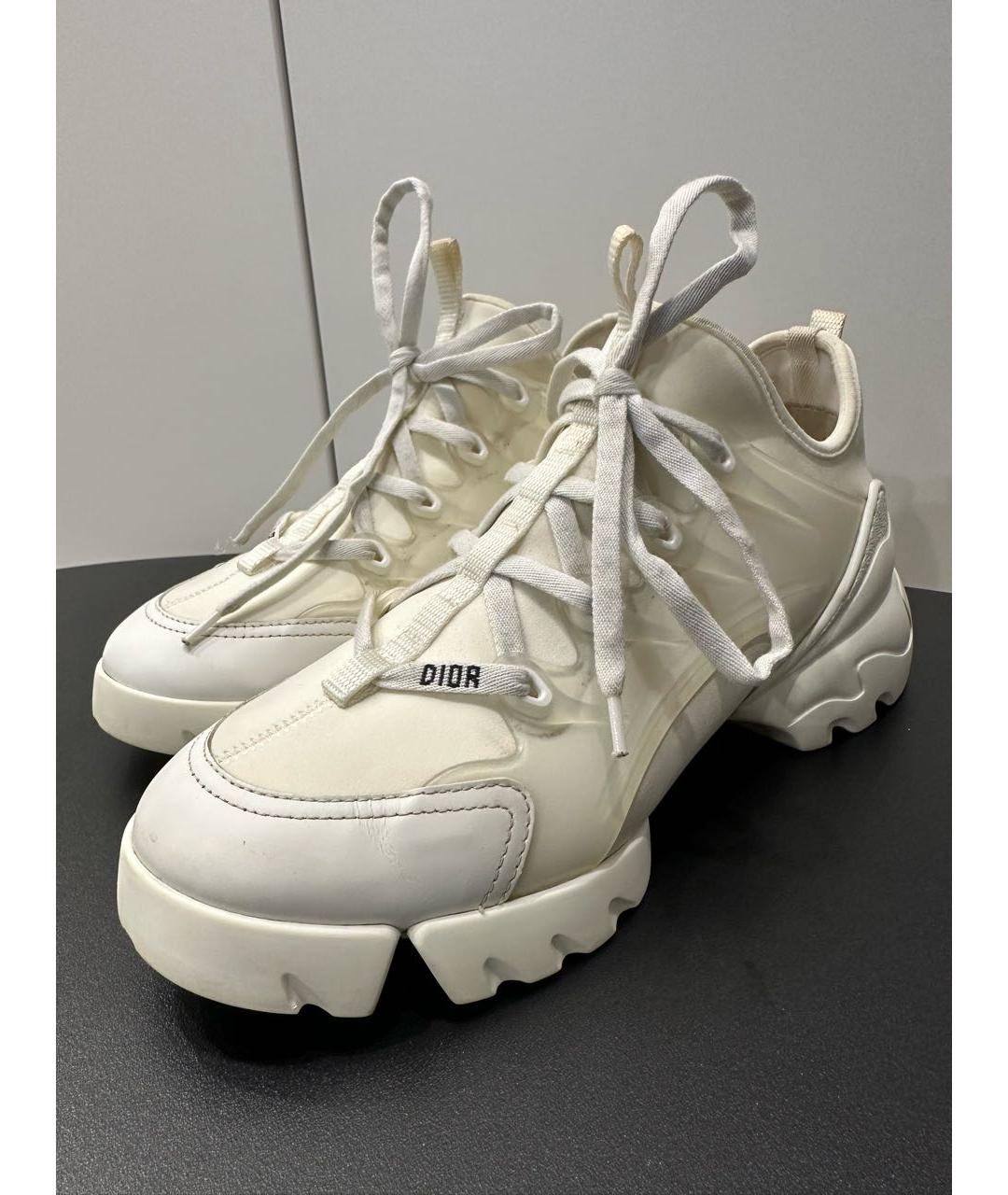 CHRISTIAN DIOR PRE-OWNED Белые неопреновые кроссовки, фото 2