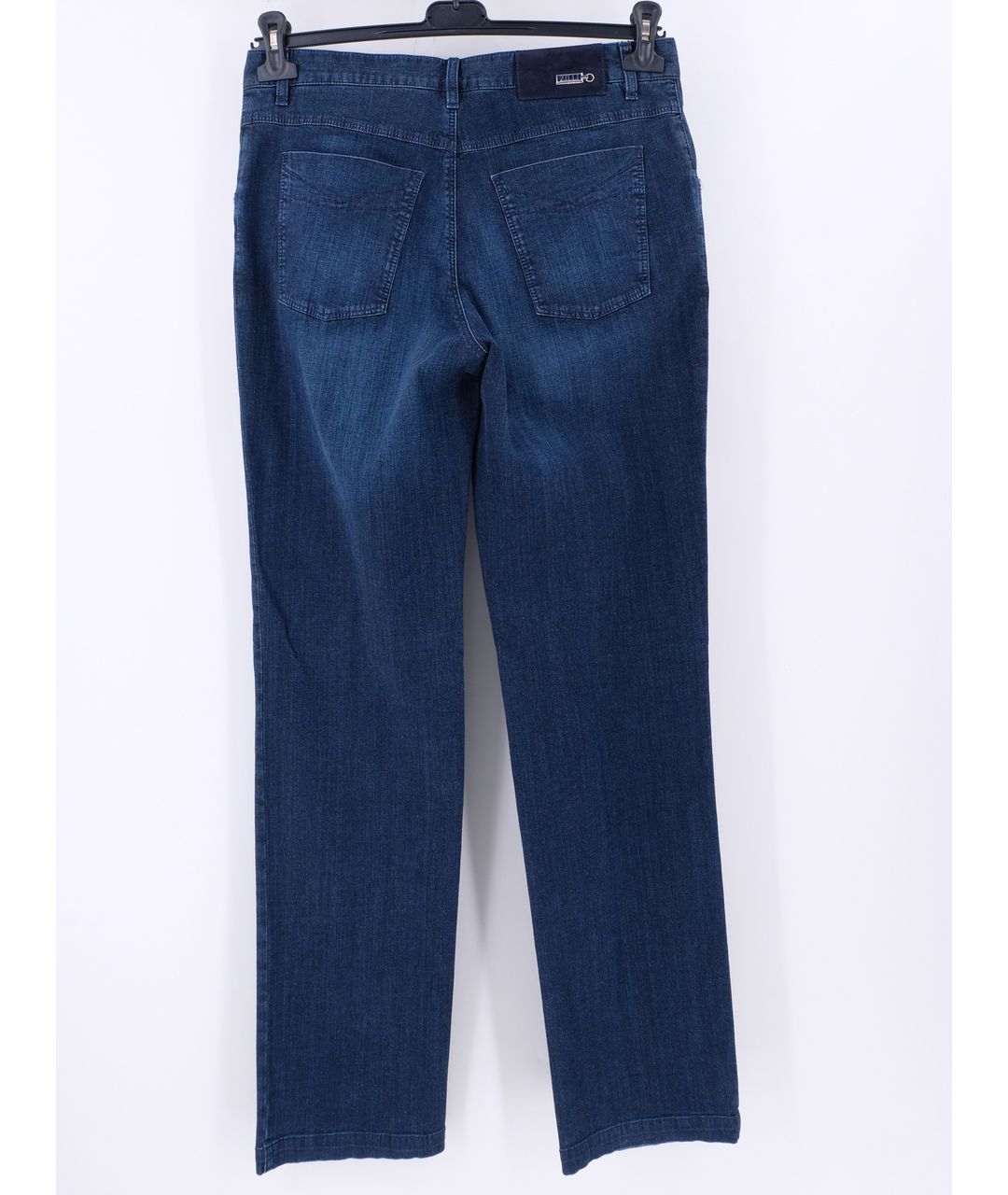 ZILLI Синие хлопковые прямые джинсы, фото 2