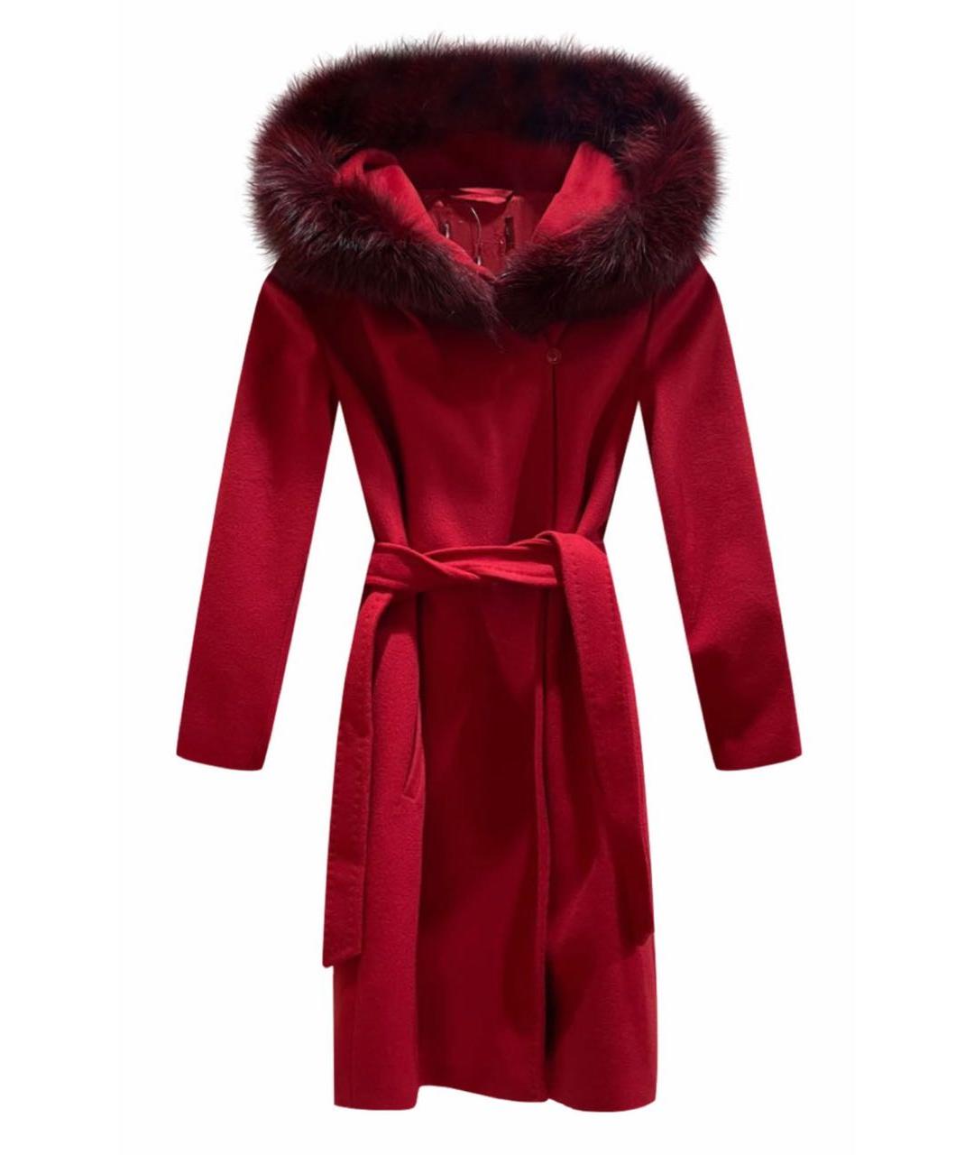 MAX MARA STUDIO Красное шерстяное пальто для женщин – купить в интернет ...