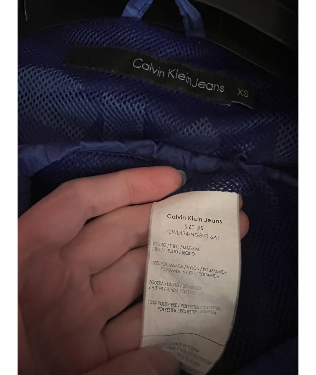 CALVIN KLEIN JEANS Синяя куртка, фото 3